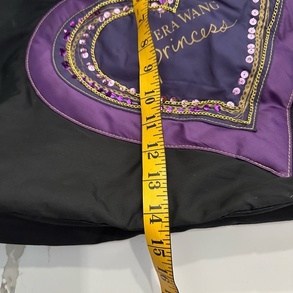 Vera Wang Black and Purple Tote Bag - Picture 8 of 9